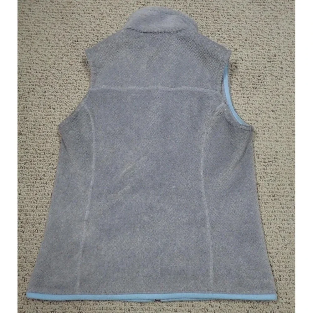 Patagonia Re-Tool Fleece Vest Womens XS Grey Excellent Full Zip Polartec